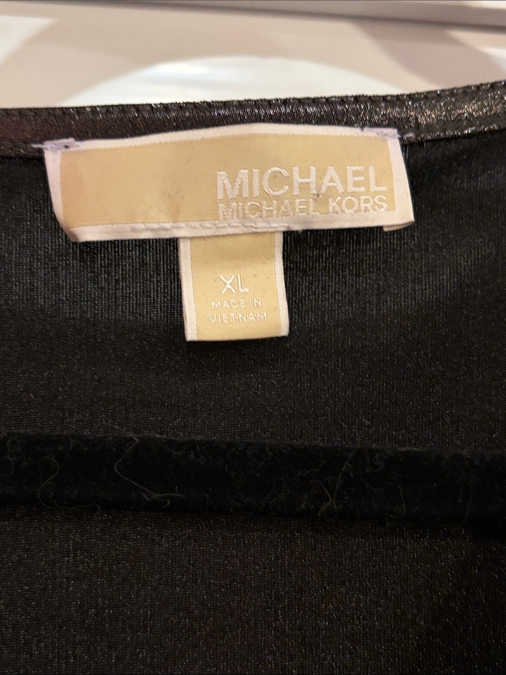MICHAEL Michael Kors Black Metallic Dress Size XL - Picture 2 of 13